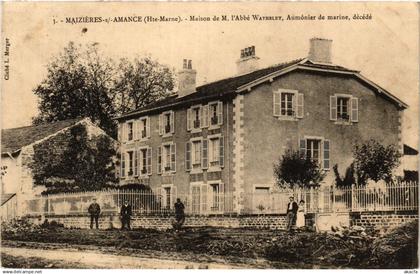 CPA Maizieres sur Amance - Maison de M. l'Abbe Wathelet (368752)