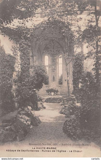 52-ANDELOT BLANCHEVILLE ABBAYE DE SEPTFONTAINES-N°C-4373-F/0339