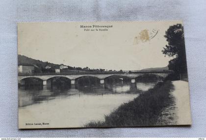 Maron, pont sur la Moselle, Meurthe et Moselle 54