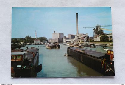 Cpm, Dombasle sur Meurthe, le port, Meurthe et Moselle 54