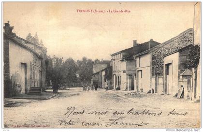 Carte Postale Ancienne de TREMONT sur SAULX