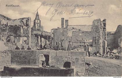 France - Montfaucon-d'Argonne (55) 1915 Montfaucon - Ed. Schaar und Dathe