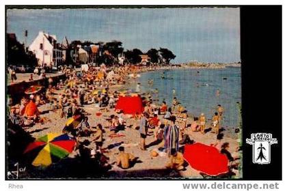 56 Larmor-Plage - LARMOR-PLAGE (Morbihan)  MX 5173 - La plage de Toulhars à l'heure du bain Rhea D56D  K56162K  C56107C