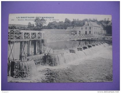 CPA      Saint-Nicolas-des-eaux    "   Le déversoir  "   voyagé