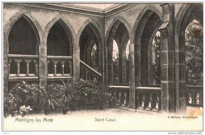 Carte Postale Ancienne de MONTIGNY LES METZ-Sacré Coeur