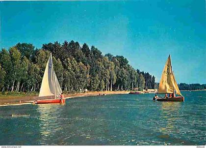 Carte Postale - 58 - Les Settons - Le Lac des Settons - Voile - Flamme Postale de Montsauche les Settons - CPM - Voir Sc