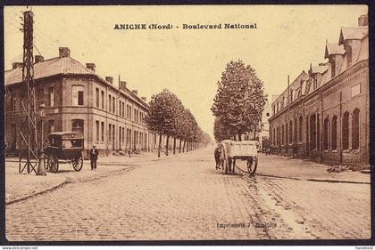 CPA 59 - ANICHE - BOULEVARD NATIONAL