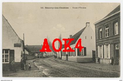 59 Nord BEUVRY LEZ ORCHIES Route d'Orchies Beuvry la Foret Feldpost 1916 occupation allemande Nordfrankreich