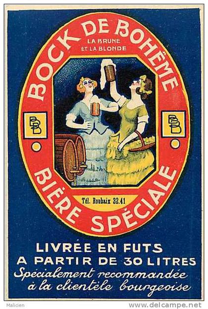 DEPTS DIV -nord -ref -F493-biere -bock de boheme -biere speciale -brasseur hem lannoy -mr brabant -