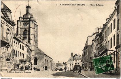 CPA AVESNES-sur-HELPE - Place d'Armes (391422)