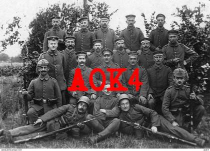 60 Oise NOYON Dreslincourt Ribecourt occupation allemande Landwehr Infanterie Regiment 12 Feldpost 1916