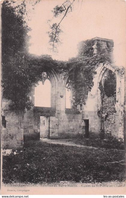 60 VIEUX MOULIN RUINES DE ST PIERRE EN CHASTRE