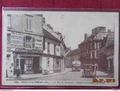 CPA - Neuilly-en-Thelle - La rue de Beauvais - Papeterie-Journaux Herbert