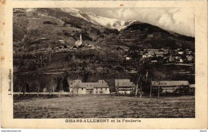 CPA Oisans Allemont et la Fonderie FRANCE (1020922)