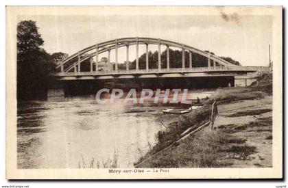 CPA Mery Sur Oise Le pont