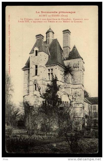 61 Aubry-en-Exmes chateau D61D K61494K C61009C RH098270