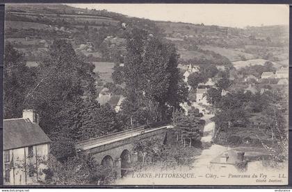 CP l'Orne pittoresque - Clécy - Panorama du Vey (écrite)