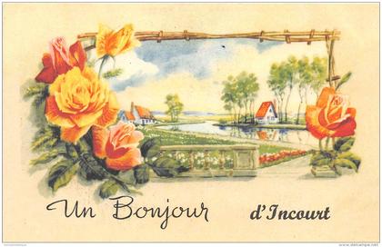 62 - PAS DE CALAIS - INCOURT - CPM format CPA 9 x 14 - fantaisie -