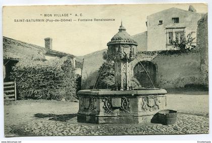 CPA - Carte Postale - France - Saint Saturnin - Fontaine Renaissance (SV6249)