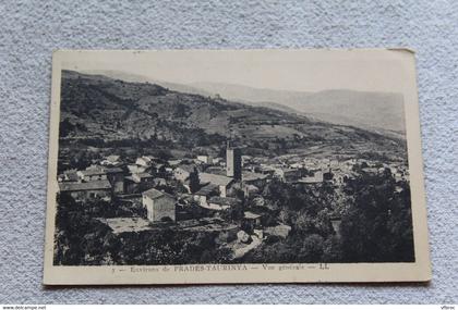 Taurinya, vue générale, environs de Prades, Pyrénées orientales 66