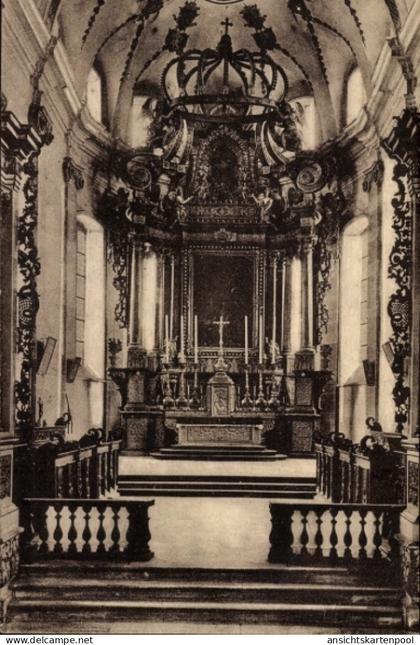 CPA Ebersmunster Ebersmünster Elsass Bas Rhin, Kircheninneres