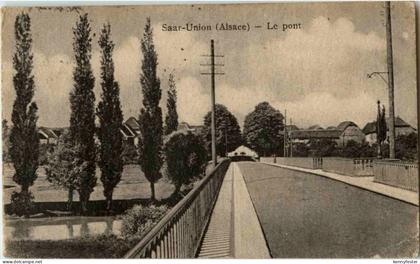 Sarre-Union - Le pont