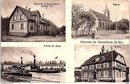 67 - GAMBSHEIM - 4 vues