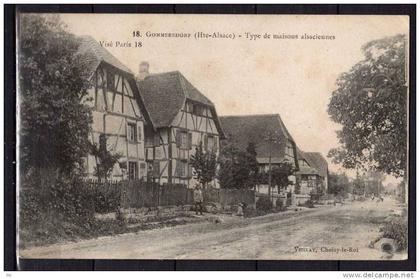 68 - Gommersdorf (Hte-Alsace) - Type de Maisons Alsaciennes - Visé Paris 18