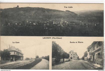 LEIMEN    LA GARE      ECOLE ET MAIRIE