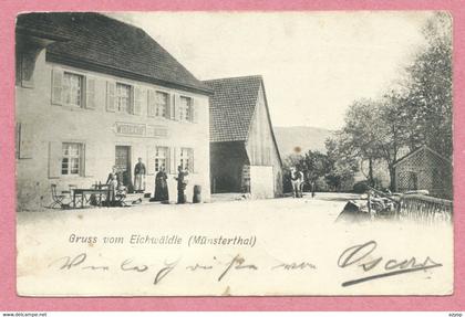 68 - SULZERN - SOULTZEREN  - Vallée de MUNSTER - GRUSS vom EICHWÄLDE - Wirtschaft