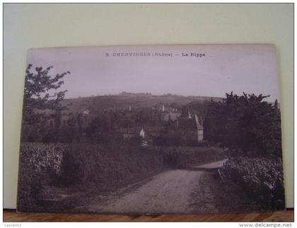 CHERVINGES (RHONE) LA RIPPE.