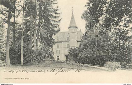 CPA FRANCE 69 " La Rippe, Le château"