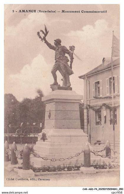 CAR-AGDP4-0225-70 - AMANCE - Monument commémoratif