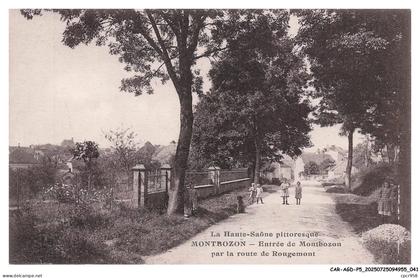 CAR-AGDP5-0253-70 - MONTBOZON - La haute-saone pittoresque - Entrée de montbozon par la route de rougemont
