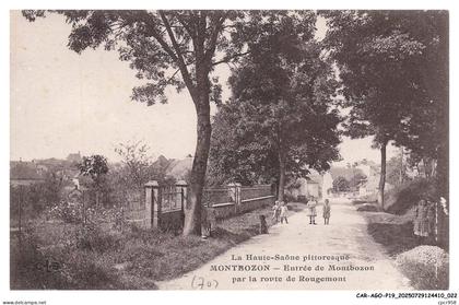 CAR-AGOP19-1111-70 - MONTBOZON - Entree de montbozon par la route de rougemont