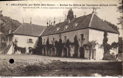 CPA Bellevaux par Rioz Hte Saone Restes du Cloitre de l'ancienne Abbaye 1119