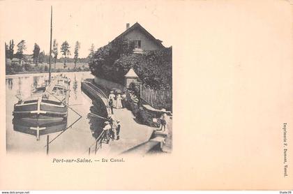 Port sur Saône péniche péniches