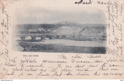 PORT SUR SAONE(TIRAGE 1900)