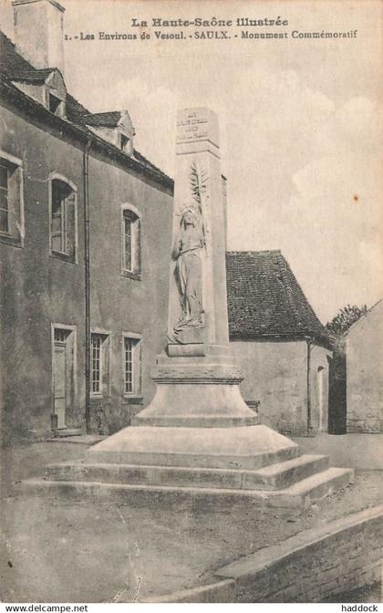 SAULX : MONUMENT COMMEMORATIF