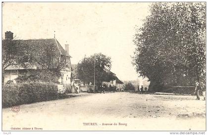 Saône et Loire- Thurey -Avenue du Bourg.
