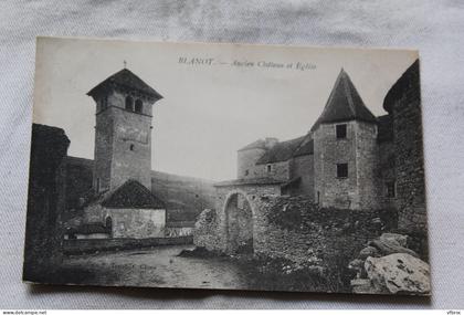 Blanot, ancien château et église, Saône et Loire 71