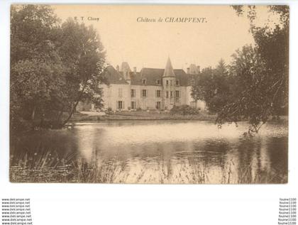 CHATEAU DE CHAMPVENT  ( environs de LA GUICHE )