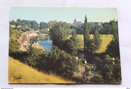 Cpm, Fresnay sur Sarthe, la Sarthe au Bourgneuf, Sarthe 72