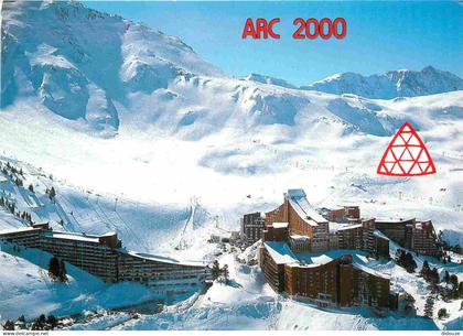 Carte Postale - 73 - Les Arcs - Les Arcs 2000 - Vue générale - piste Olympique K.L. - CPM - Voir Scans Recto-Verso - Pos