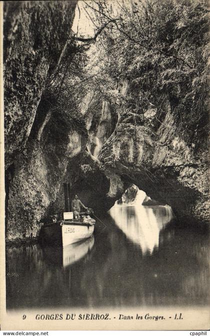 CPA Gorges Du Sierroz Dans Les Gorges