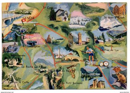 Le Faucigny, . Carte géographique