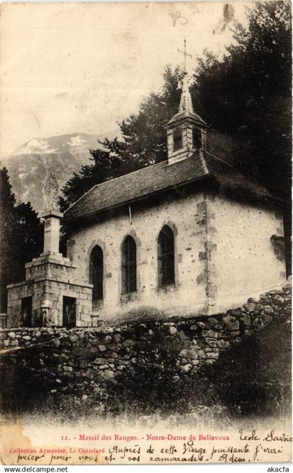 CPA Massif des Bauges - N.-D. de Bellevaux (651757)