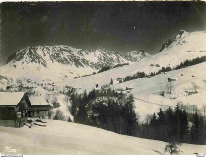 74 - Le Grand Bornand - Vue générale du Chinaillon - Mention Photographie Véritable - Carte dentelée - CPSM grand format