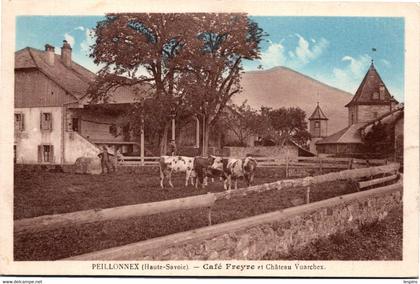 74 - PEILLONNEX -- Café Freyre et château Vuarches