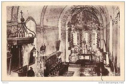 haute savoie -ref B763- peillonnex - interieur de l eglise   - carte bon etat  -